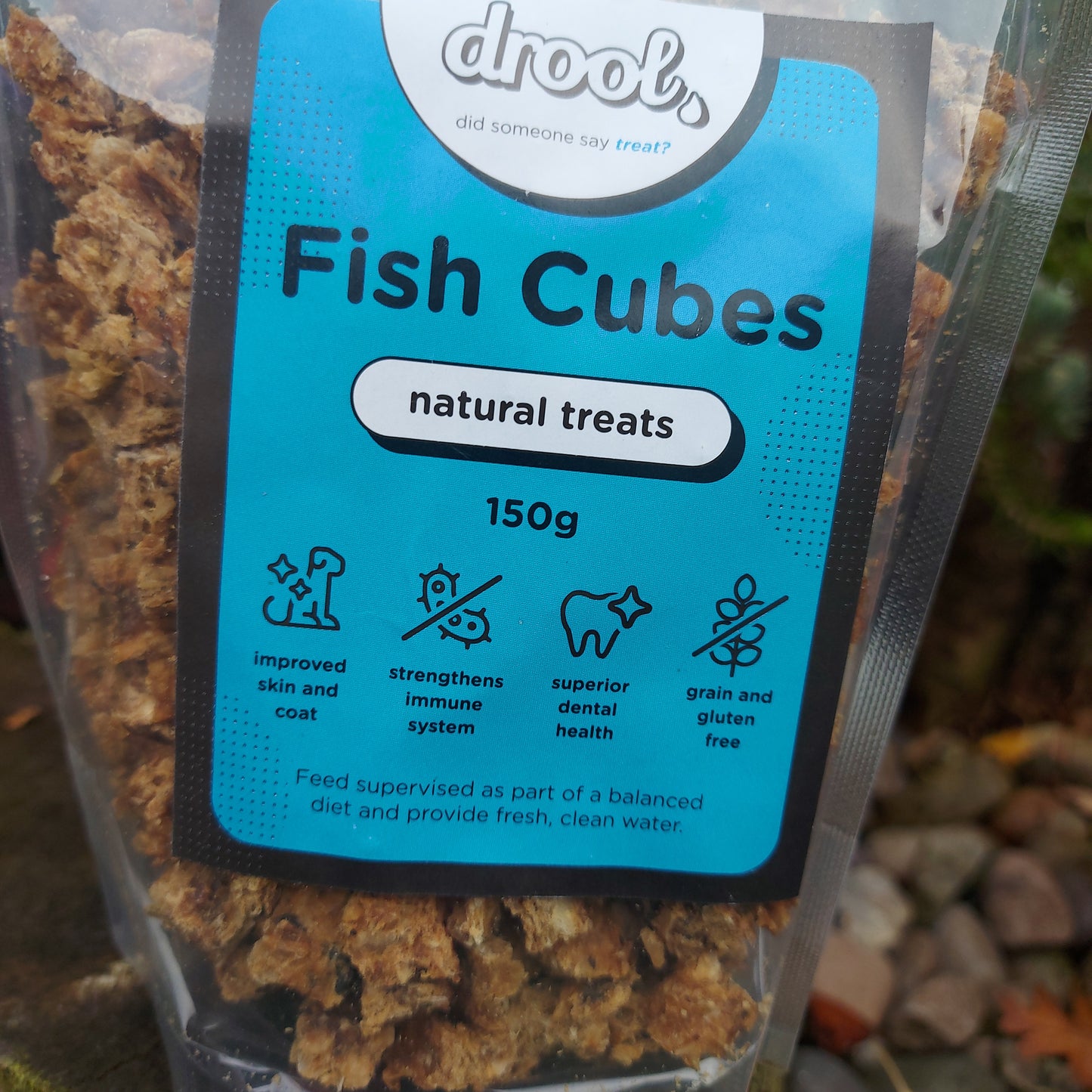 Fish cubes 150g