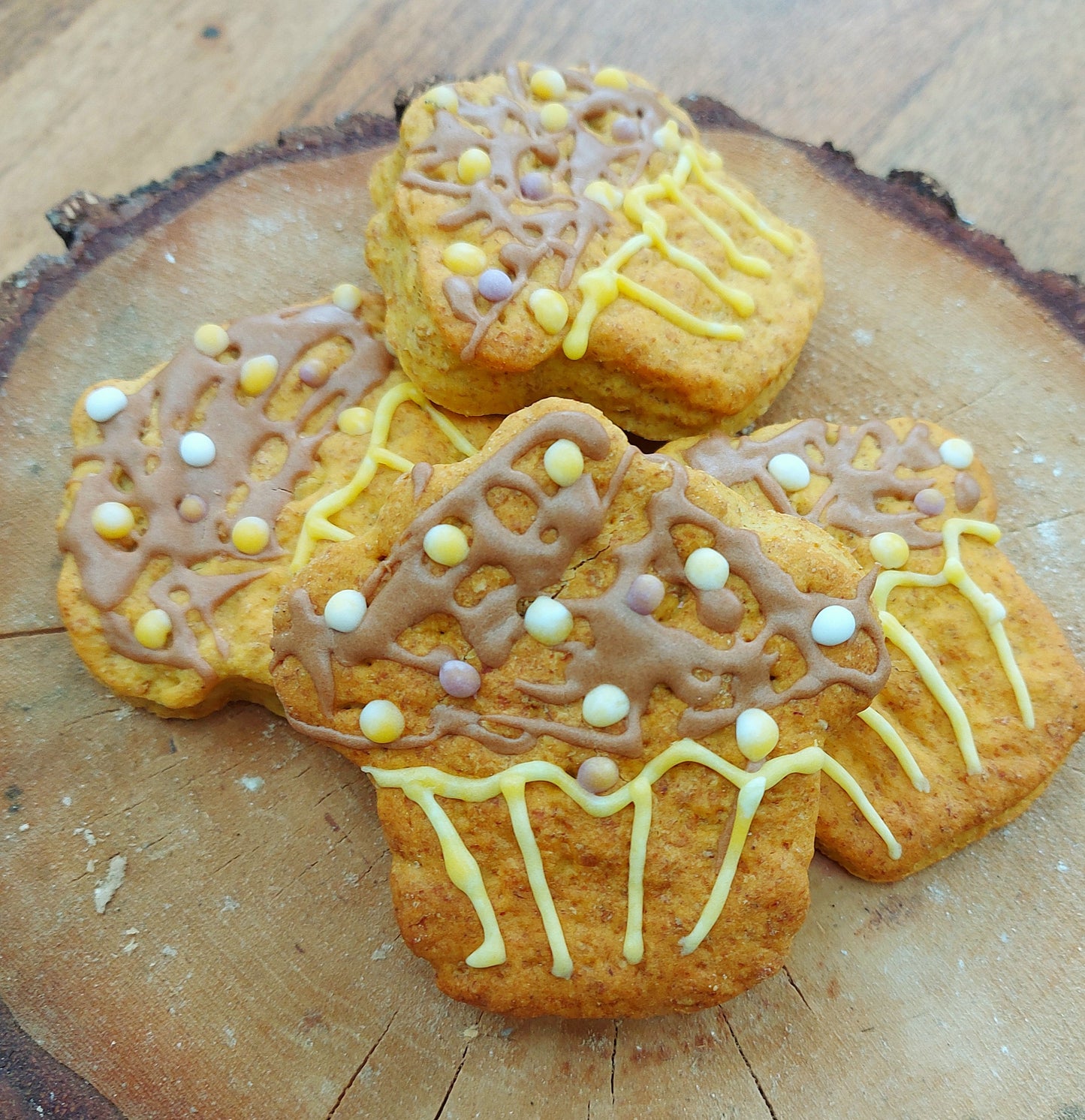 Sweet potato & banana cupcake biscuits